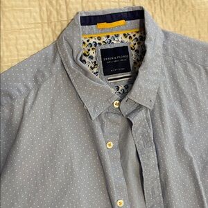 Men's Light Blue Dot Shirt